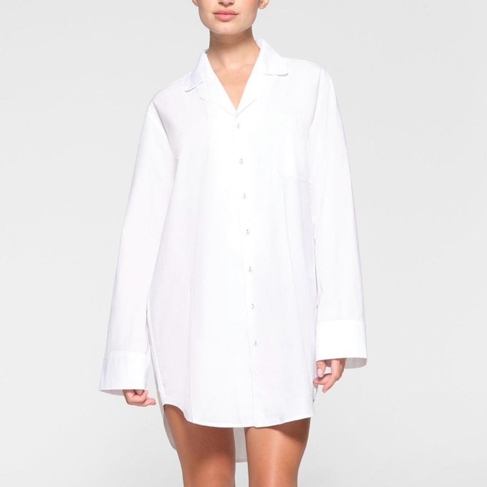 SMIMS sleep button up dress